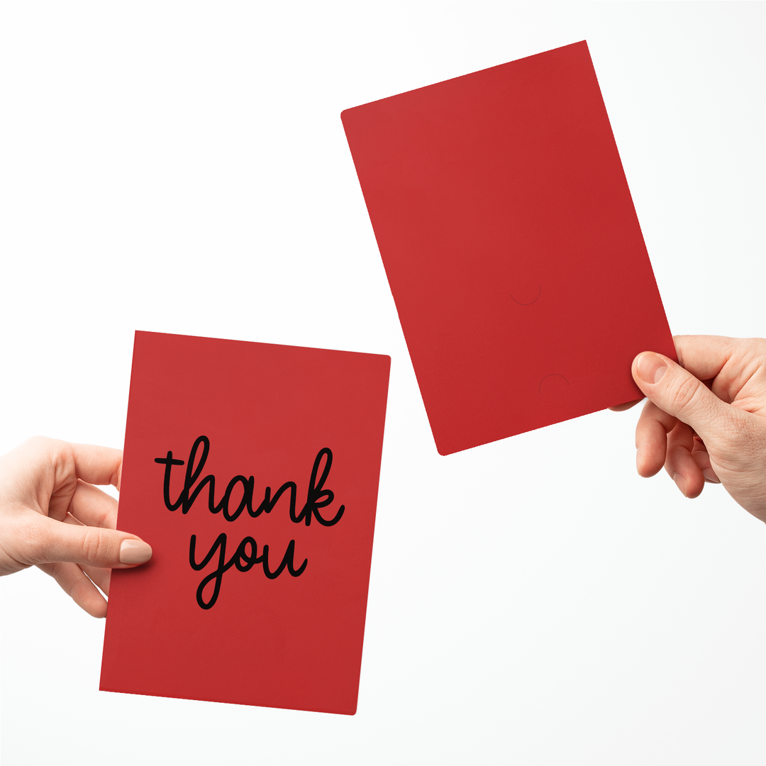 Set of Thank You Greeting Cards | Envelopes Included