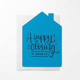 "Happy Closing Day" Real Estate Agent | Real Estate & Mortgage Greeting Cards with Envelopes Greeting Card Market Dwellings