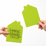"Happy Closing Day" Real Estate Agent | Real Estate & Mortgage Greeting Cards with Envelopes Greeting Card Market Dwellings