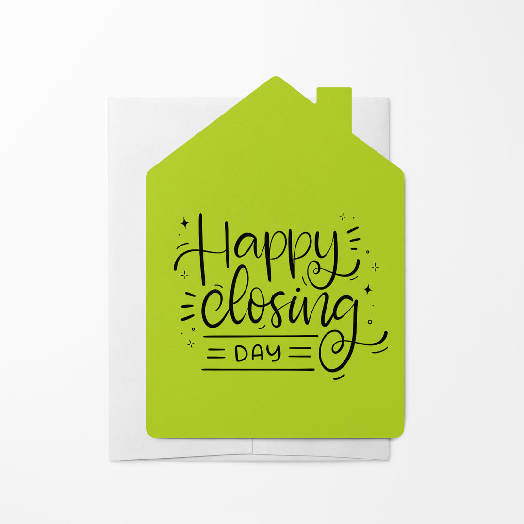 Set of "Happy Closing Day" Real Estate Agent Greeting Cards | Envelopes Included | 10-GC002 Greeting Card Market Dwellings