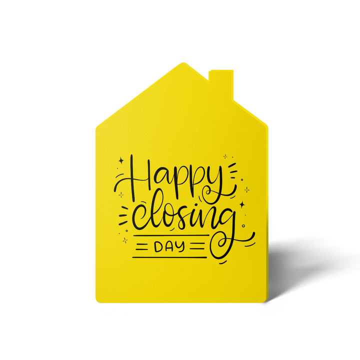 Set of "Happy Closing Day" Real Estate Agent Greeting Cards | Envelopes Included | 10-GC002 Greeting Card Market Dwellings LEMON