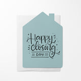 "Happy Closing Day" Real Estate Agent | Real Estate & Mortgage Greeting Cards with Envelopes Greeting Card Market Dwellings