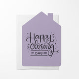 "Happy Closing Day" Real Estate Agent | Real Estate & Mortgage Greeting Cards with Envelopes