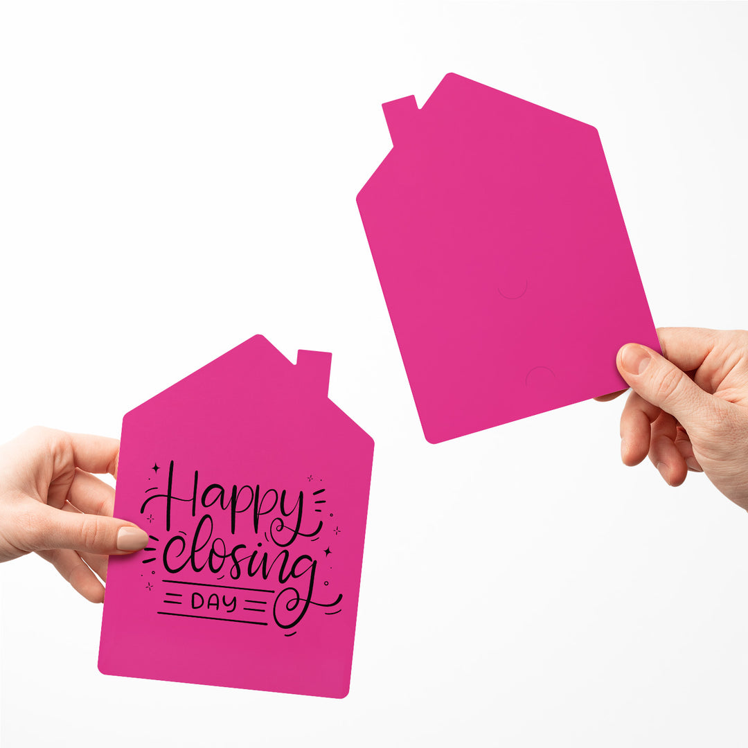 Set of "Happy Closing Day" Real Estate Agent Greeting Cards | Envelopes Included | 10-GC002