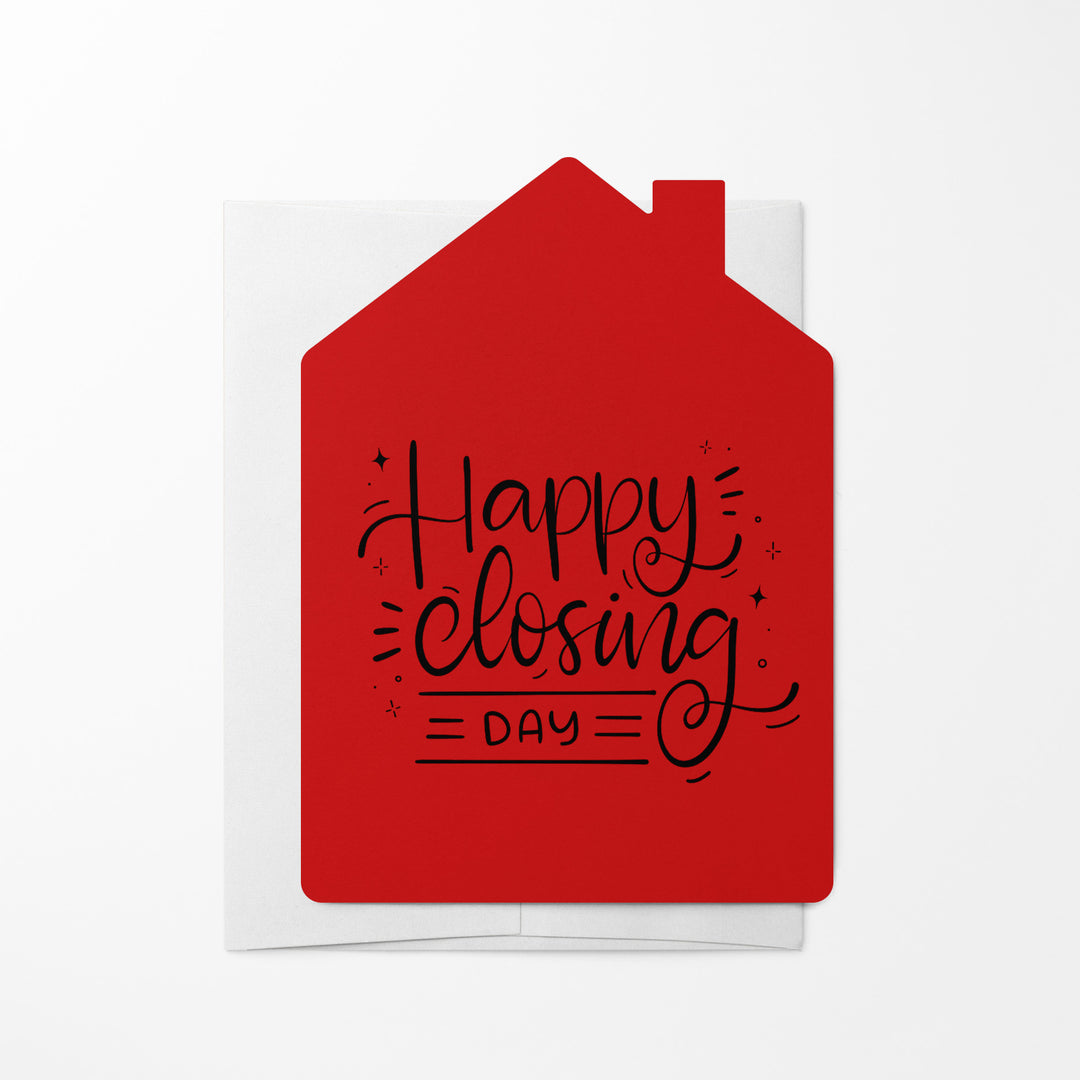 Set of "Happy Closing Day" Real Estate Agent Greeting Cards | Envelopes Included | 10-GC002