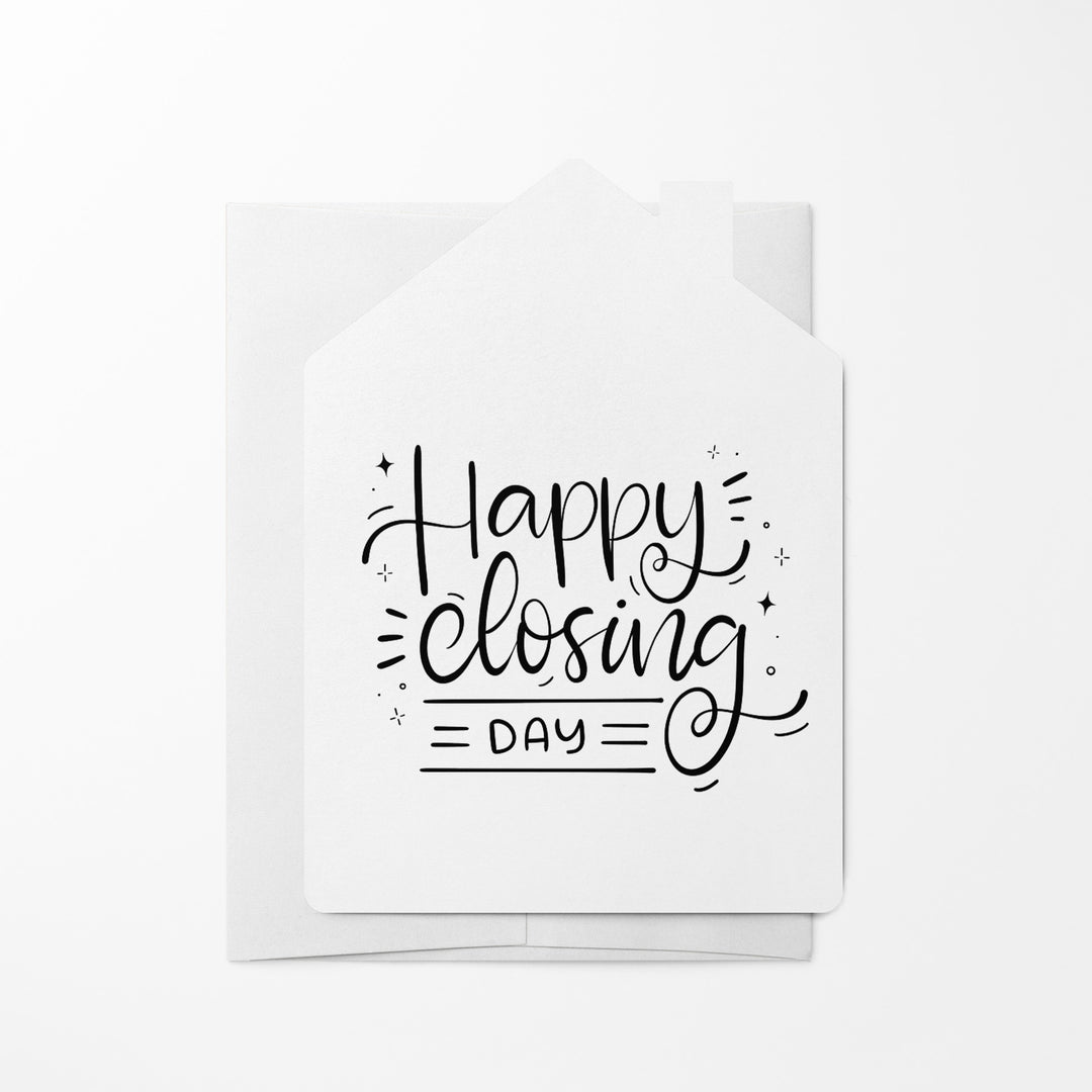 Set of "Happy Closing Day" Real Estate Agent Greeting Cards | Envelopes Included | 10-GC002