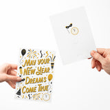 May Your New Year Dreams Come True | Greeting Cards with Envelopes Greeting Card Market Dwellings