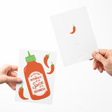 You And Your Referrals Are The Spice Of My Business | Real Estate Greeting Cards with Envelopes Greeting Card Market Dwellings