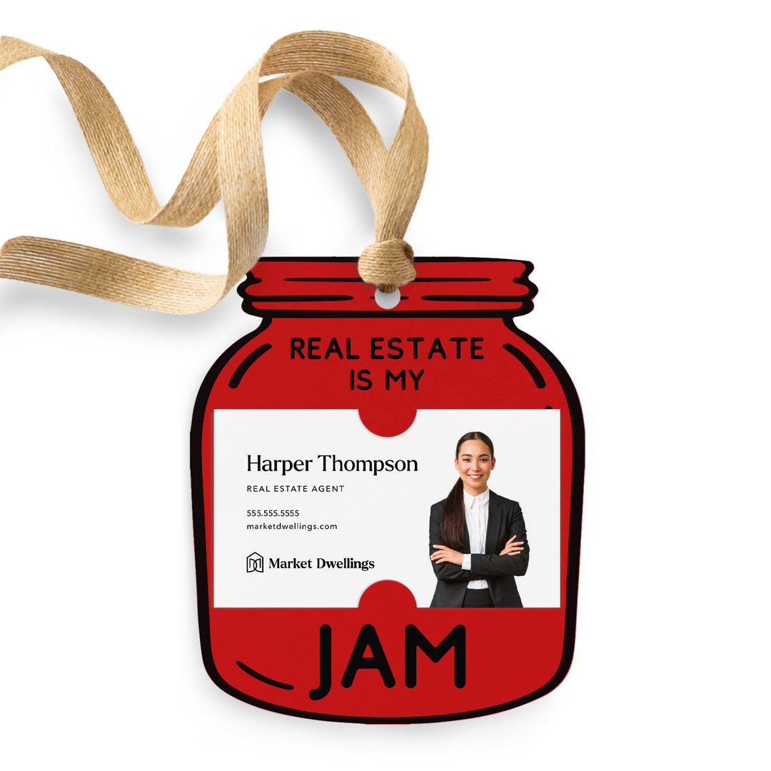 Real Estate is my Jam | Gift Tags Gift Tag Market Dwellings SCARLET