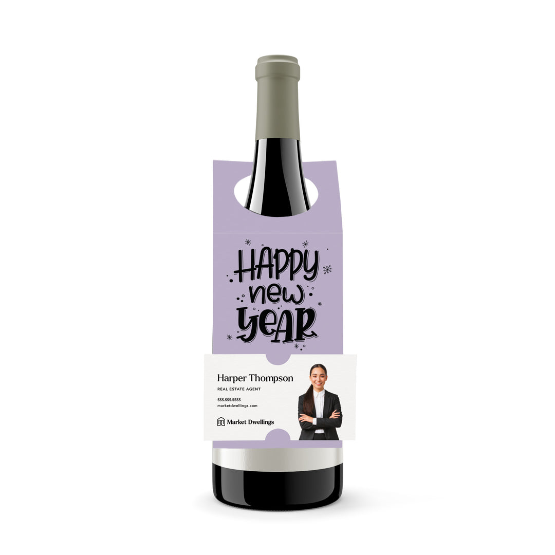 Happy New Year | Bottle Hang Tags Bottle Tag Market Dwellings LIGHT PURPLE