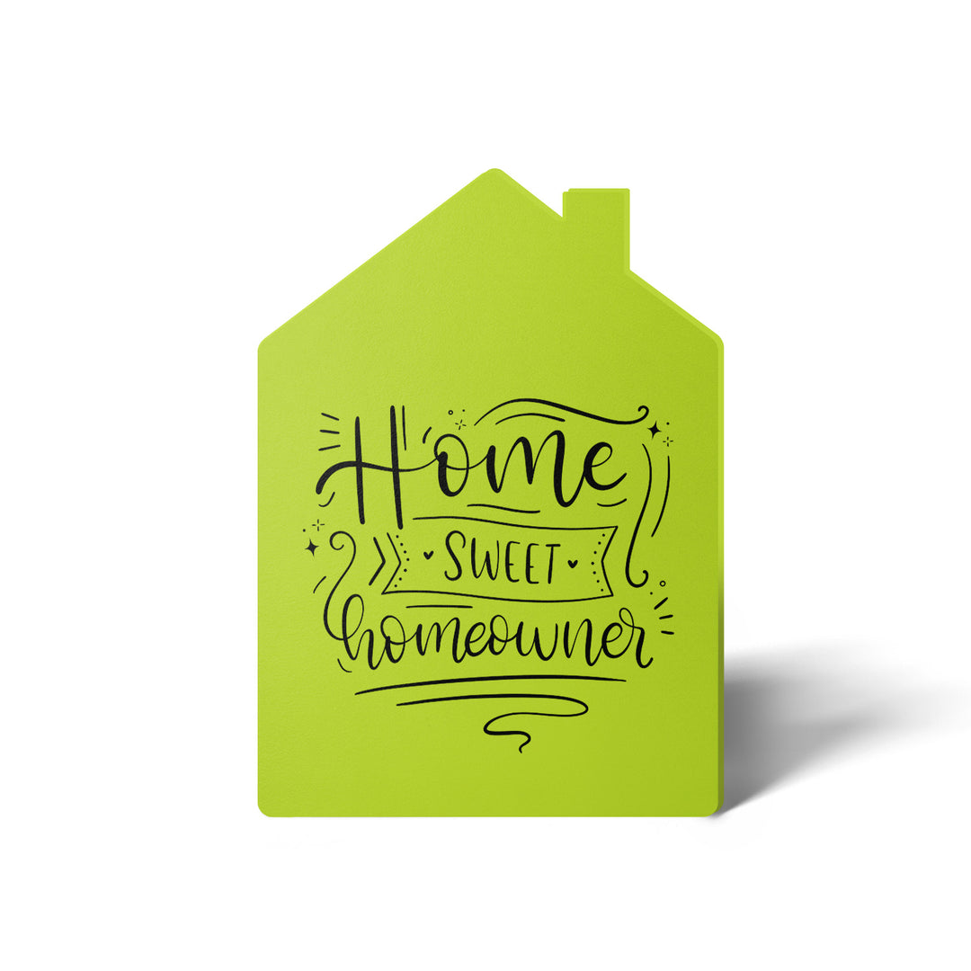 Set of "Home Sweet Homeowner" Greeting Cards | Envelopes Included | 11-GC002 Greeting Card Market Dwellings GREEN APPLE