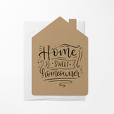 "Home Sweet Homeowner" | Greeting Cards with Envelopes Greeting Card Market Dwellings