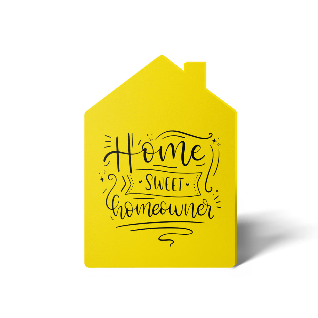 Set of "Home Sweet Homeowner" Greeting Cards | Envelopes Included | 11-GC002 Greeting Card Market Dwellings LEMON