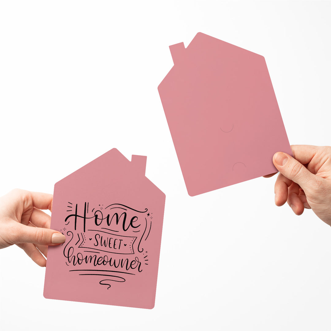 Set of "Home Sweet Homeowner" Greeting Cards | Envelopes Included | 11-GC002