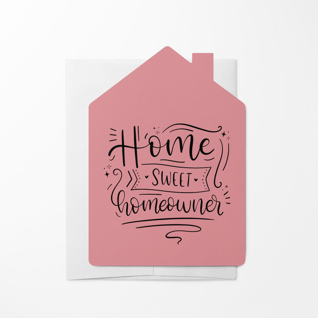 Set of "Home Sweet Homeowner" Greeting Cards | Envelopes Included | 11-GC002