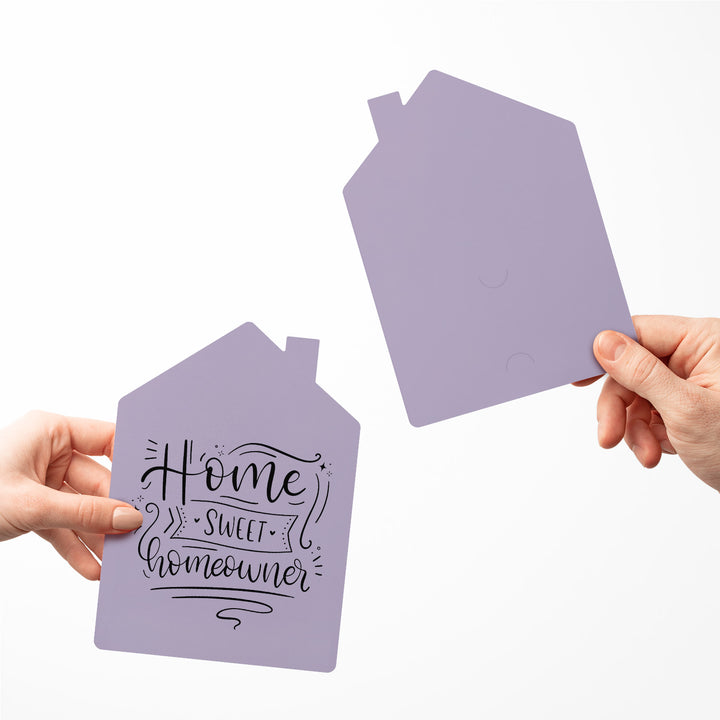 Set of "Home Sweet Homeowner" Greeting Cards | Envelopes Included | 11-GC002