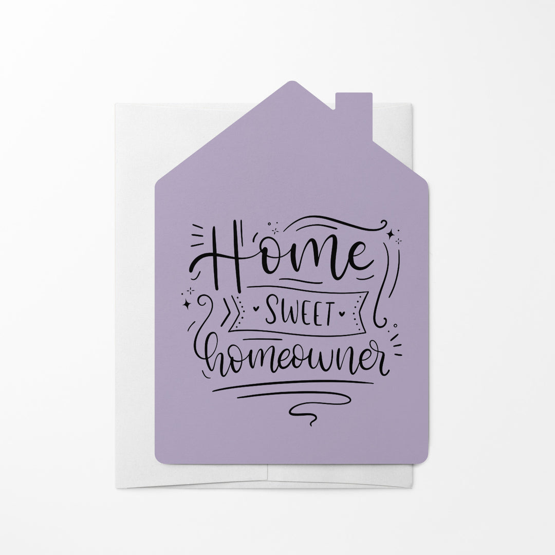 Set of "Home Sweet Homeowner" Greeting Cards | Envelopes Included | 11-GC002