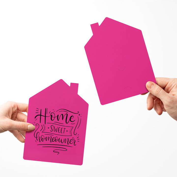 Set of "Home Sweet Homeowner" Greeting Cards | Envelopes Included | 11-GC002