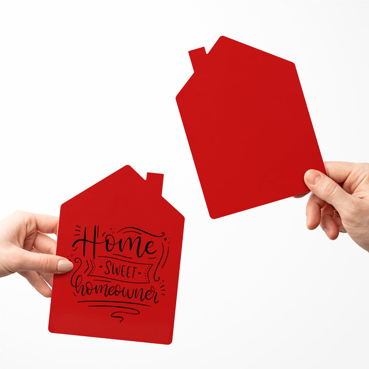 Set of "Home Sweet Homeowner" Greeting Cards | Envelopes Included | 11-GC002