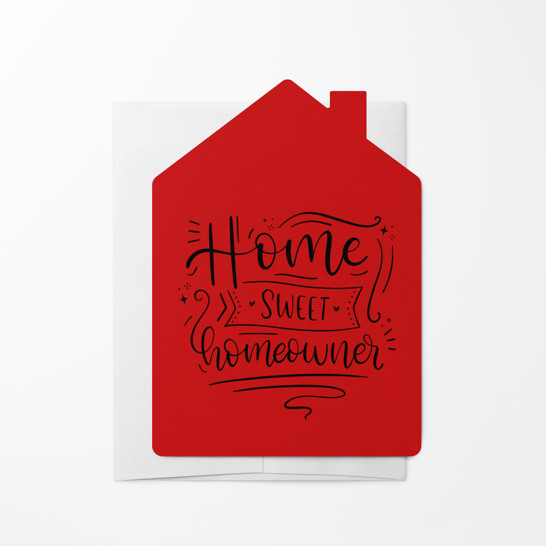 Set of "Home Sweet Homeowner" Greeting Cards | Envelopes Included | 11-GC002