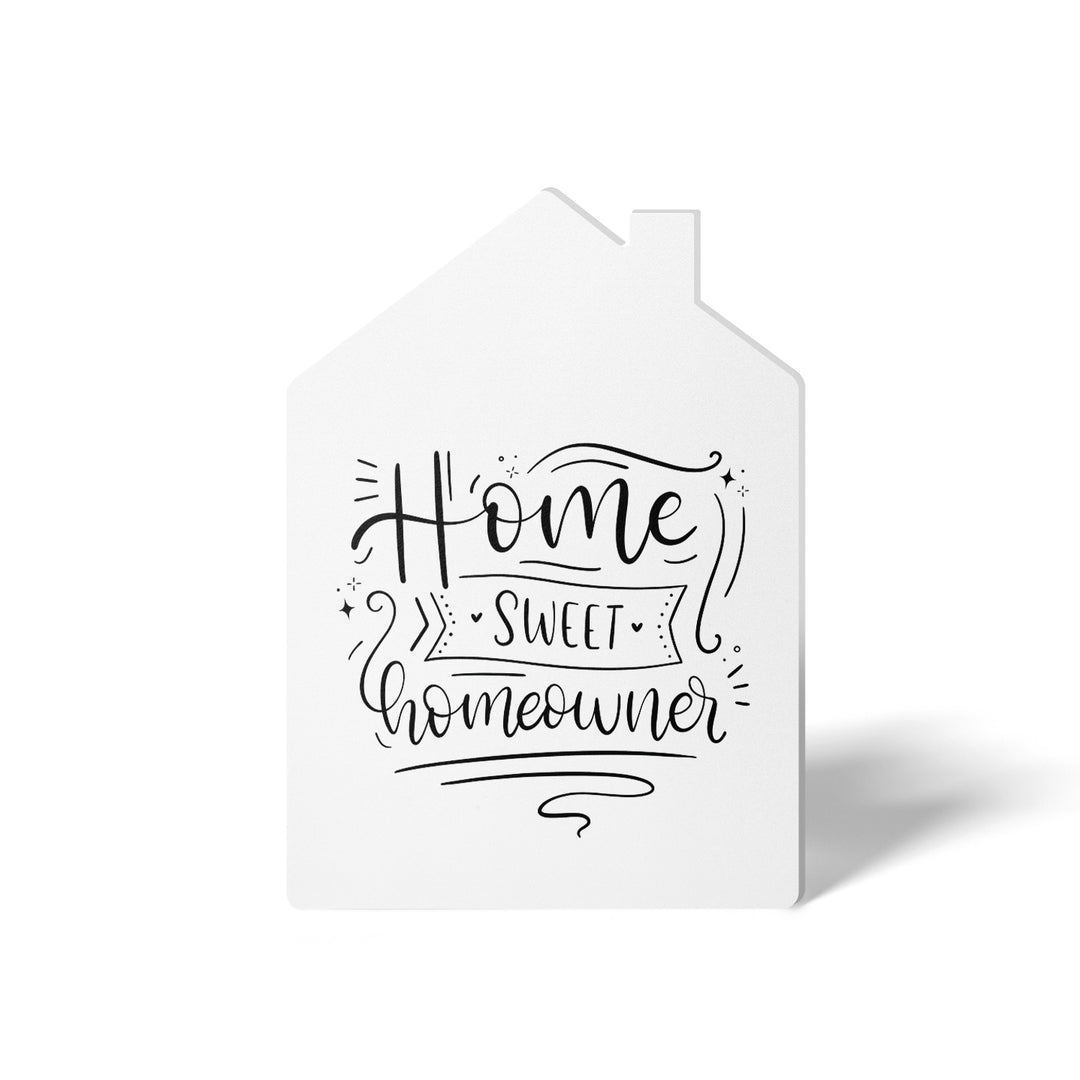 Set of "Home Sweet Homeowner" Greeting Cards | Envelopes Included | 11-GC002