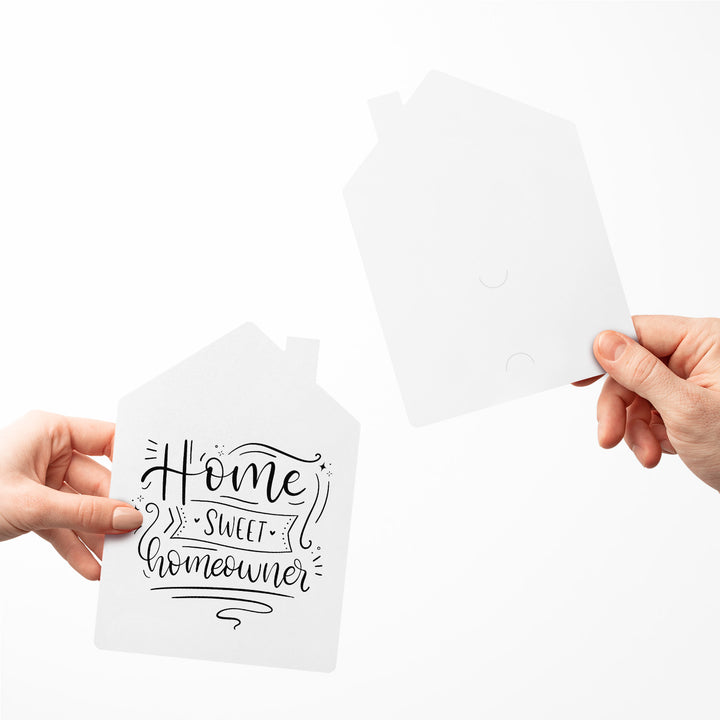 Set of "Home Sweet Homeowner" Greeting Cards | Envelopes Included | 11-GC002