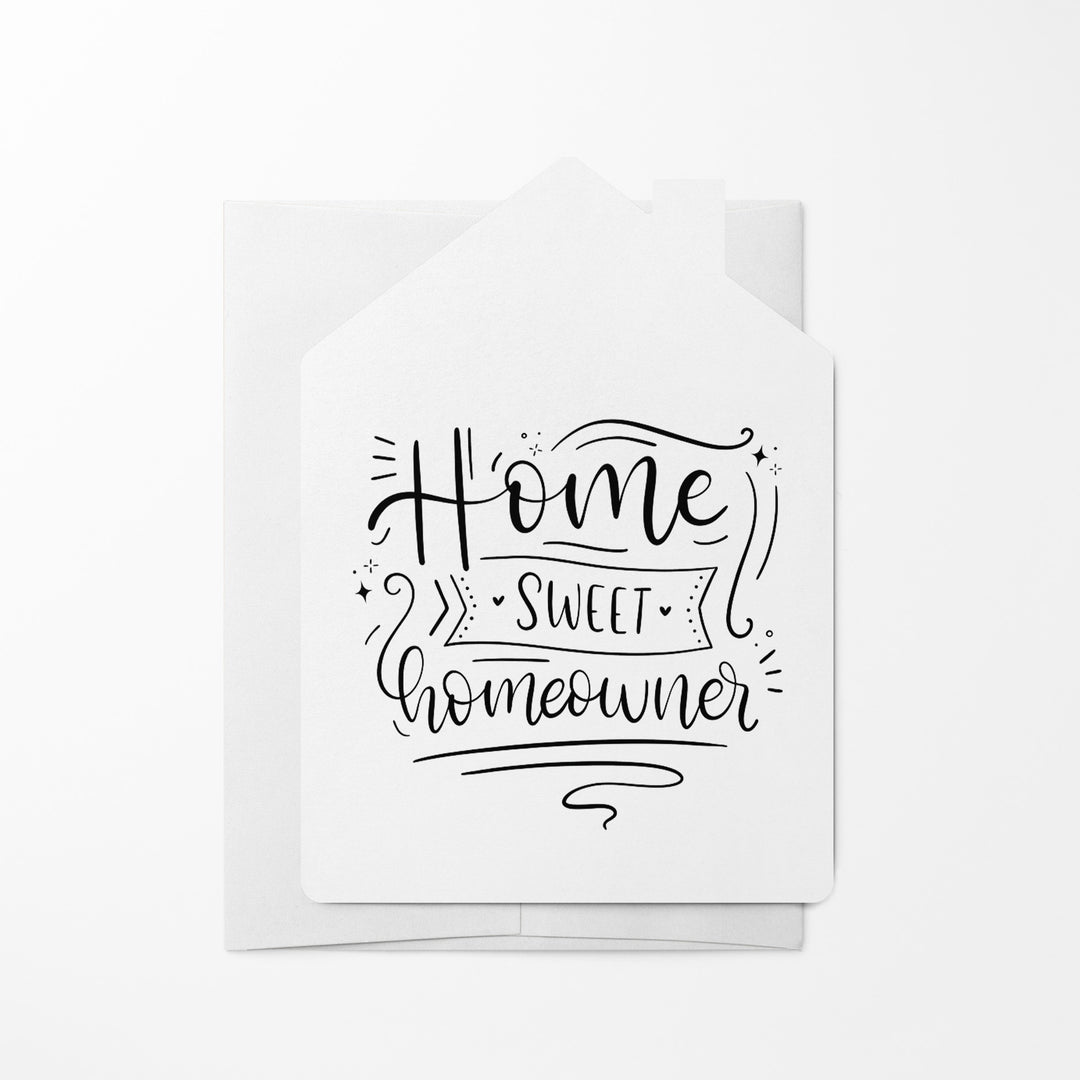 Set of "Home Sweet Homeowner" Greeting Cards | Envelopes Included | 11-GC002