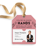 You’re in Good Hands Mortgage | Gift Tags Gift Tag Market Dwellings LIGHT PINK 12