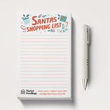 Customizable Santa’s Shopping List Notepads Notepad Market Dwellings SKY None 12