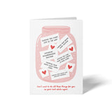 Valentine's Day Wish Jar | Real Estate Greeting Cards with Envelopes Greeting Card Market Dwellings WHITE 10