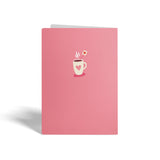 You And Your Referrals Are My Cup Of Tea | Real Estate Greeting Cards with Envelopes Greeting Card Market Dwellings