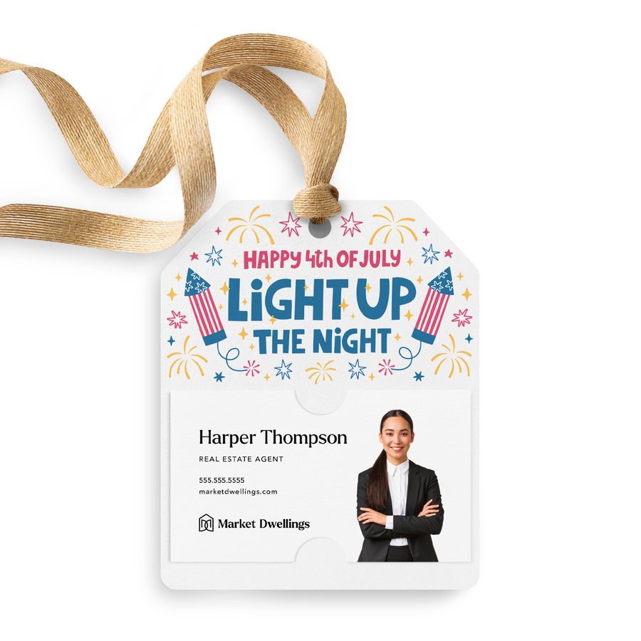 Light Up The Night Happy 4th of July | Gift Tags Gift Tag Market Dwellings