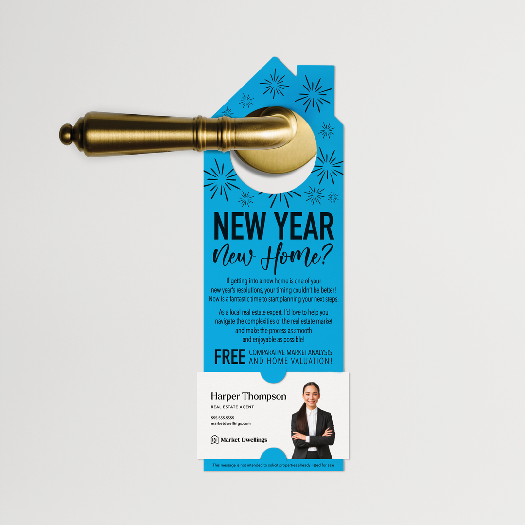 New Year, New Home | Door Hangers | 12-DH002 Door Hanger Market Dwellings ARCTIC  