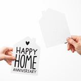 "Happy Home Anniversary" | Real Estate & Mortgage Greeting Cards with Envelopes Greeting Card Market Dwellings