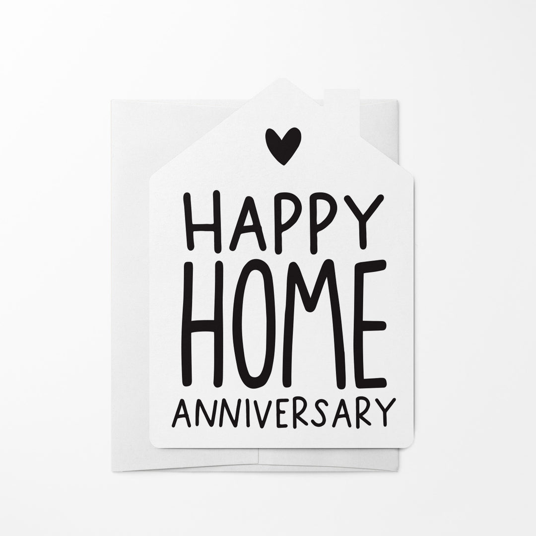 Set of "Happy Home Anniversary" Greeting Cards | Envelopes Included | 12-GC002-AB Greeting Card Market Dwellings