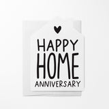 "Happy Home Anniversary" | Real Estate & Mortgage Greeting Cards with Envelopes Greeting Card Market Dwellings