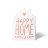 "Happy Home Anniversary" | Real Estate & Mortgage Greeting Cards with Envelopes Greeting Card Market Dwellings BLUSH 10