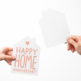 "Happy Home Anniversary" | Real Estate & Mortgage Greeting Cards with Envelopes Greeting Card Market Dwellings