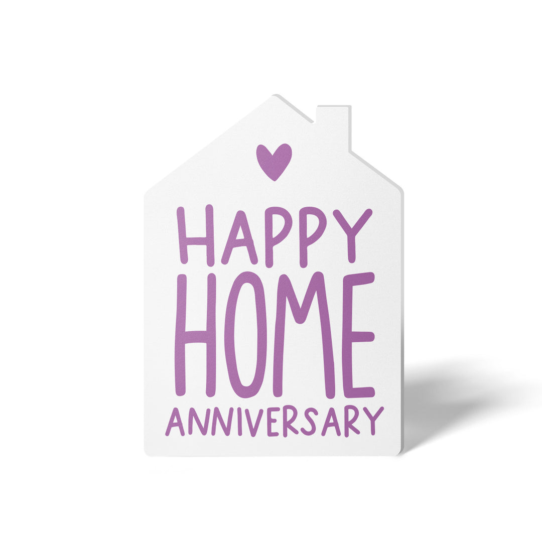 Set of "Happy Home Anniversary" Greeting Cards | Envelopes Included | 12-GC002-AB Greeting Card Market Dwellings LILAC