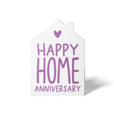 "Happy Home Anniversary" | Real Estate & Mortgage Greeting Cards with Envelopes Greeting Card Market Dwellings LILAC 10