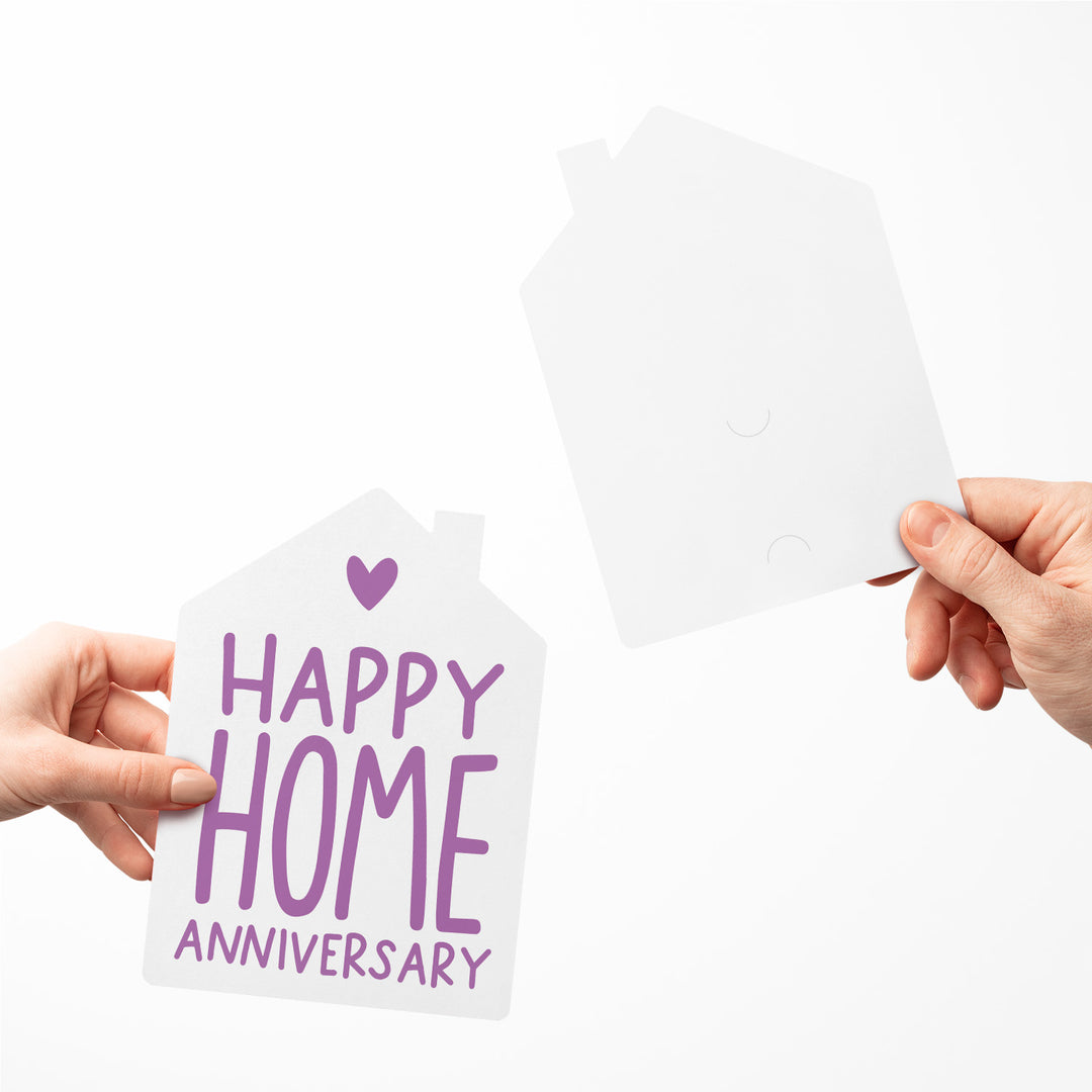 Set of "Happy Home Anniversary" Greeting Cards | Envelopes Included | 12-GC002-AB Greeting Card Market Dwellings