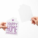 "Happy Home Anniversary" | Real Estate & Mortgage Greeting Cards with Envelopes Greeting Card Market Dwellings