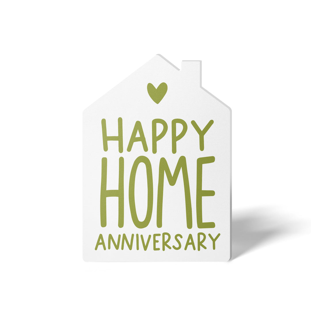 Set of "Happy Home Anniversary" Greeting Cards | Envelopes Included | 12-GC002-AB Greeting Card Market Dwellings OLIVE