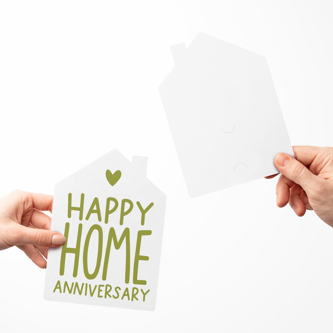 Set of "Happy Home Anniversary" Greeting Cards | Envelopes Included | 12-GC002-AB Greeting Card Market Dwellings