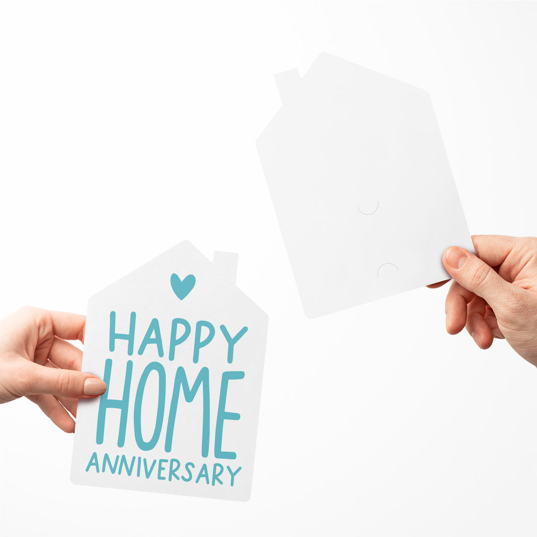 Set of "Happy Home Anniversary" Greeting Cards | Envelopes Included | 12-GC002-AB Greeting Card Market Dwellings