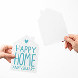 "Happy Home Anniversary" | Real Estate & Mortgage Greeting Cards with Envelopes Greeting Card Market Dwellings