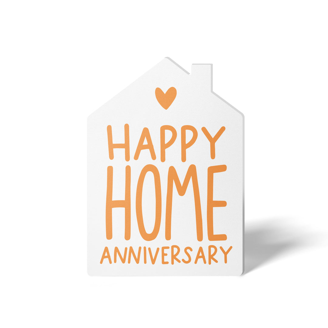 Set of "Happy Home Anniversary" Greeting Cards | Envelopes Included | 12-GC002-AB Greeting Card Market Dwellings TANGERINE