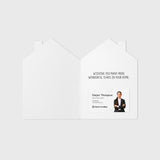 "Happy Home Anniversary" | Real Estate & Mortgage Greeting Cards with Envelopes Greeting Card Market Dwellings