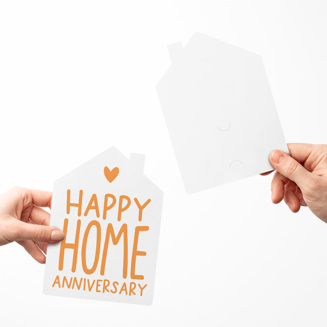 Set of "Happy Home Anniversary" Greeting Cards | Envelopes Included | 12-GC002-AB Greeting Card Market Dwellings