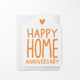 "Happy Home Anniversary" | Real Estate & Mortgage Greeting Cards with Envelopes Greeting Card Market Dwellings
